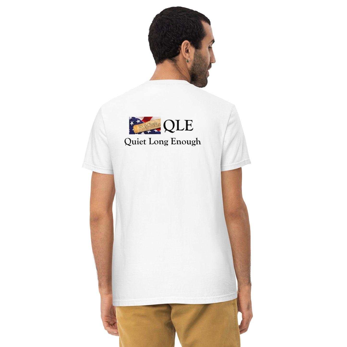 QLE garment-dyed pocket t-shirt