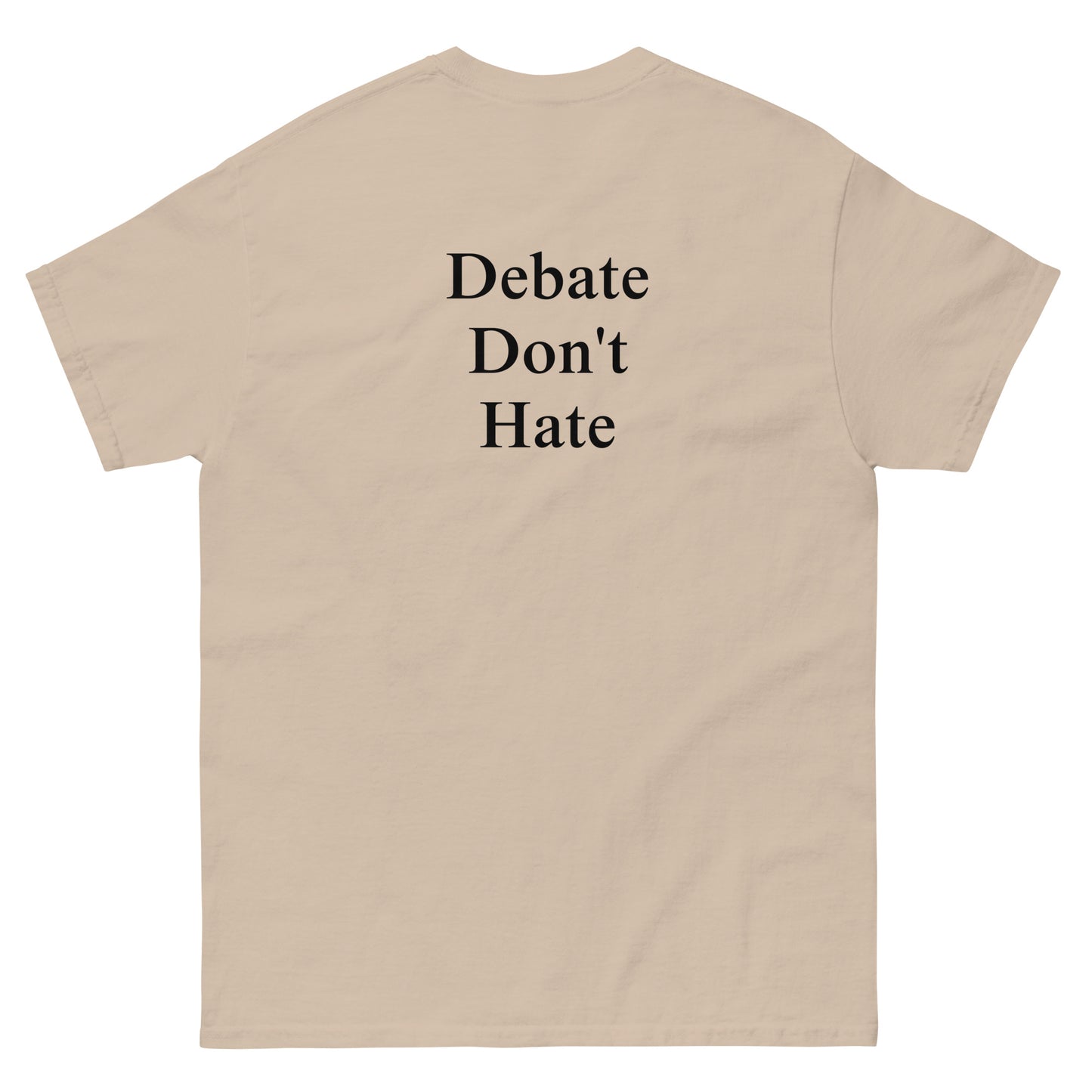 QLE Tee - Debate Don't Hate