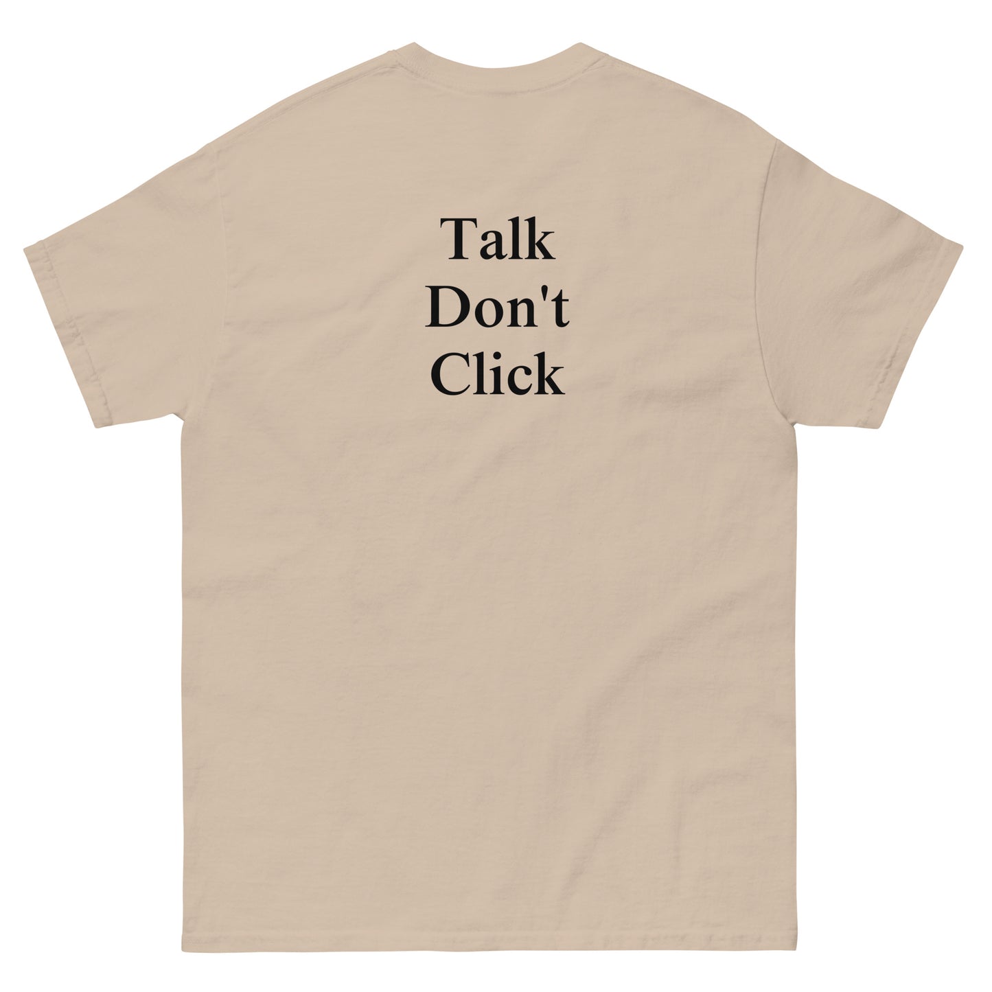 QLE Tee - Talk Don't Click