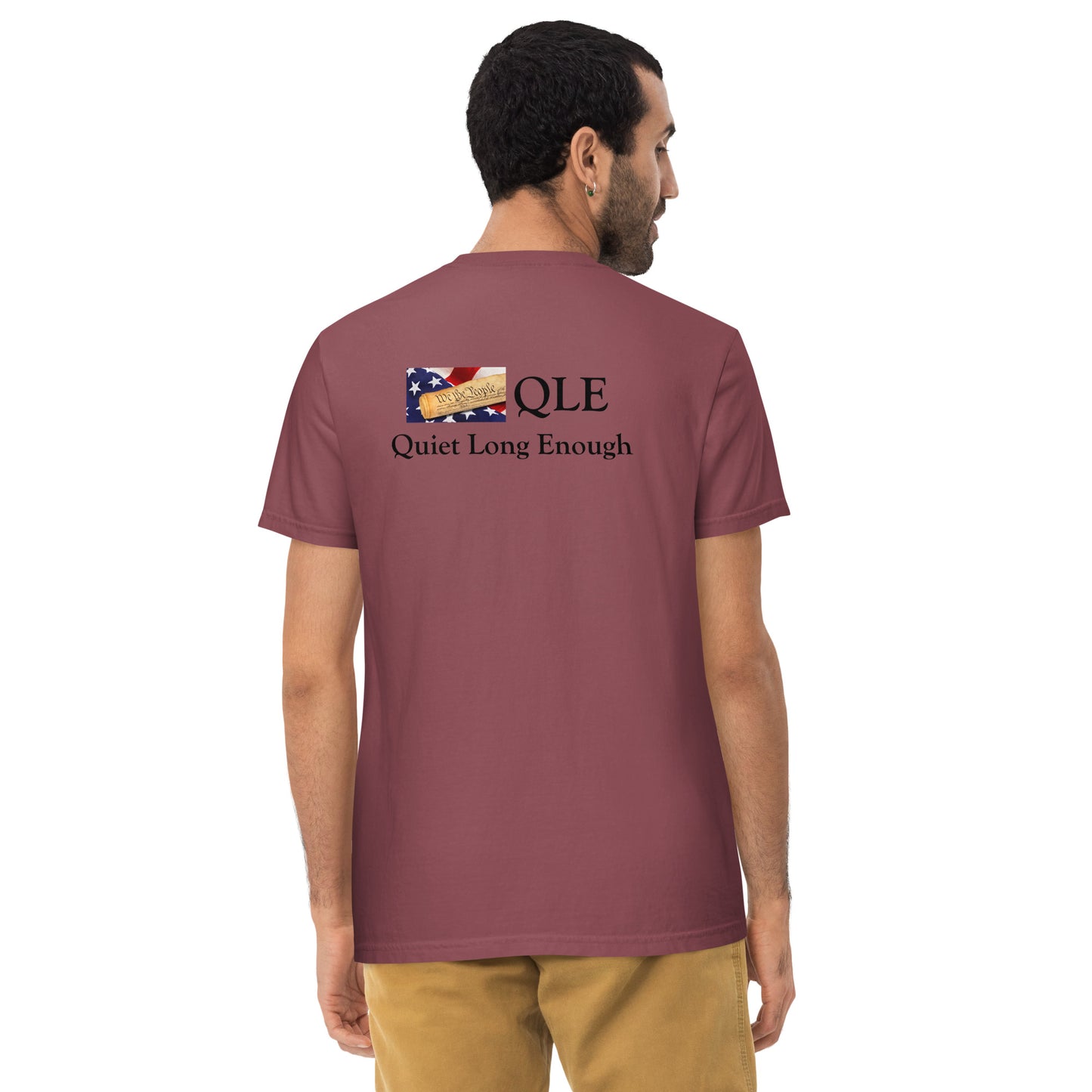 QLE garment-dyed pocket t-shirt