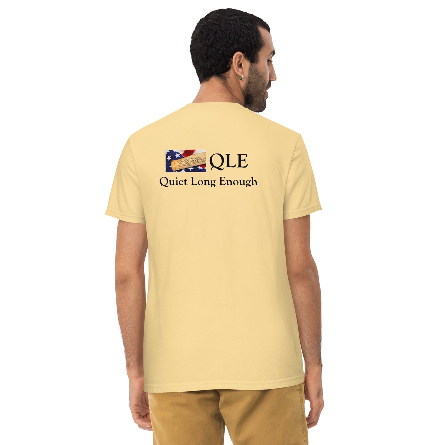 QLE garment-dyed pocket t-shirt