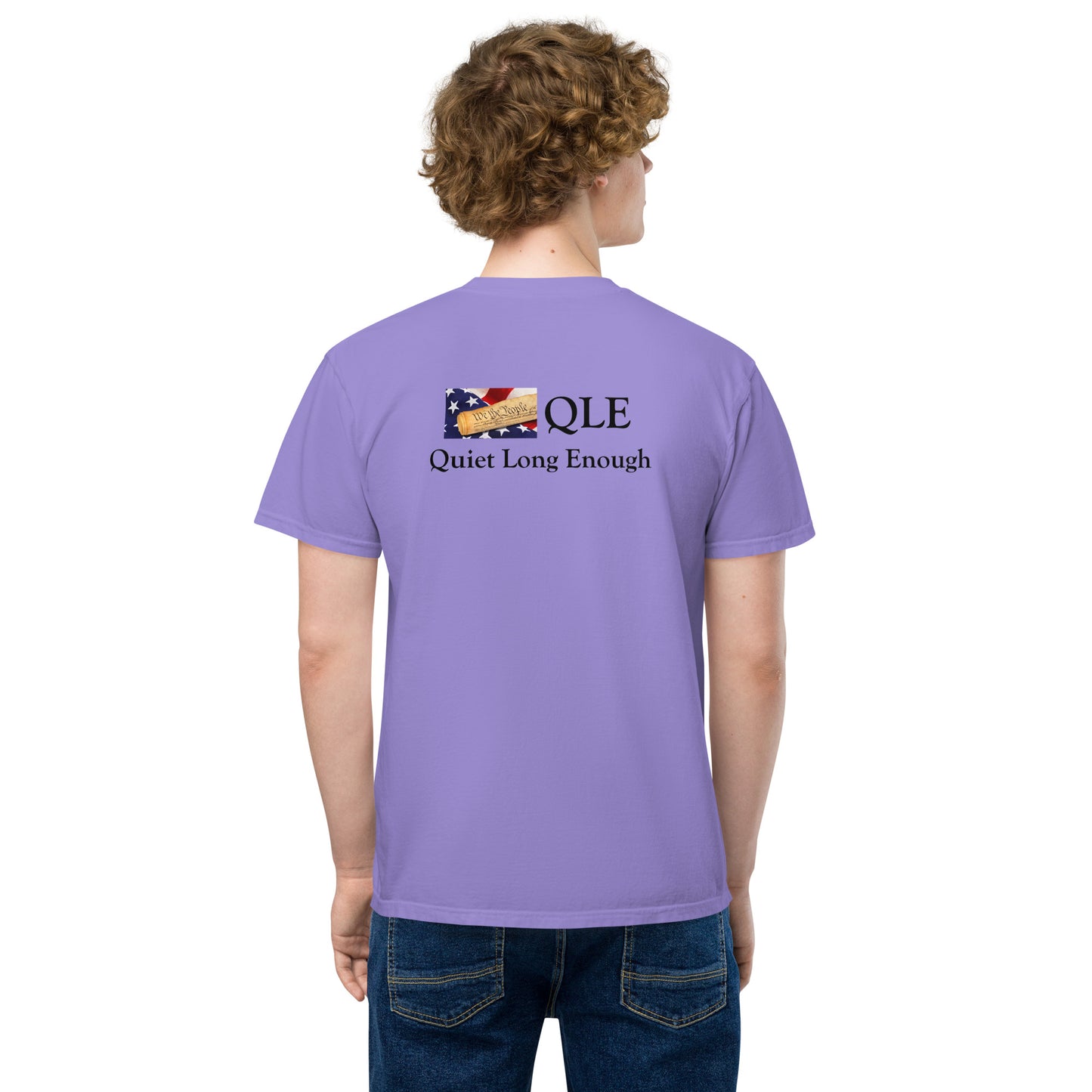 QLE garment-dyed pocket t-shirt